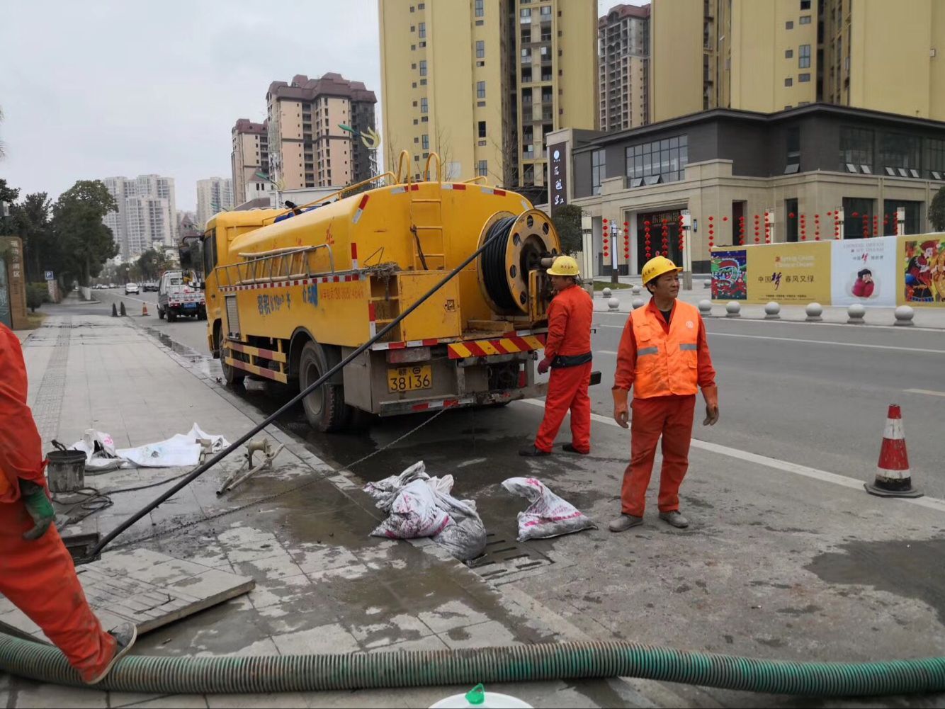 五华排污管道清淤-管道清洗